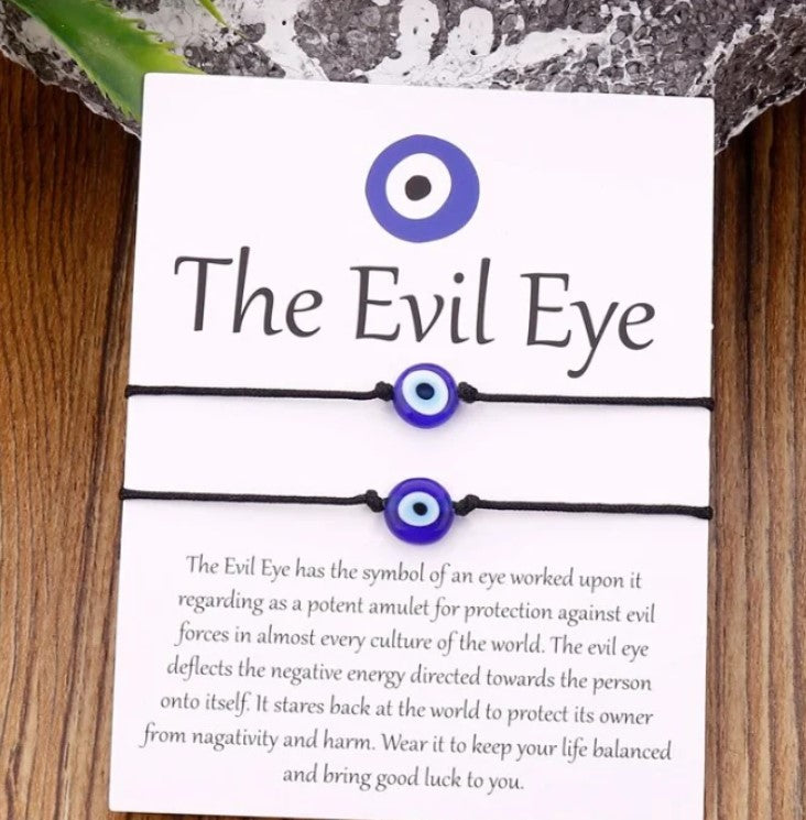 "Soft and comfortable for Baby 2_piece_evil_eye_bracelet."