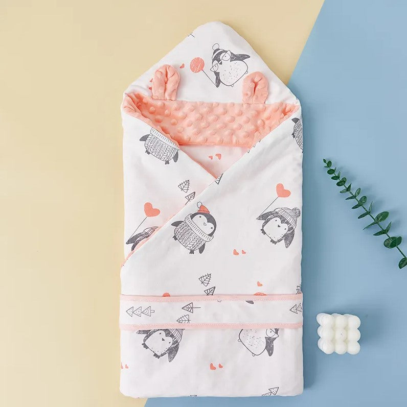 "Soft and comfortable baby Penguin_Minky_Blanket making it the perfect ."