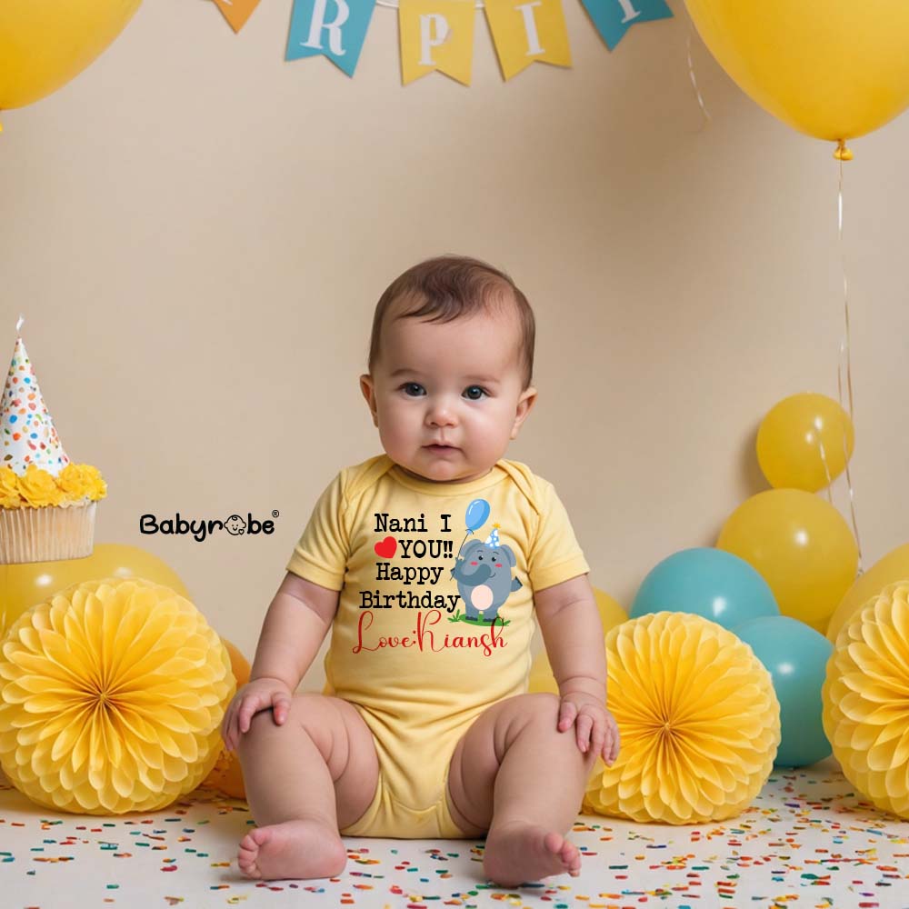 "Adorable custom onesie for babies with unique artwork and cozy fit."