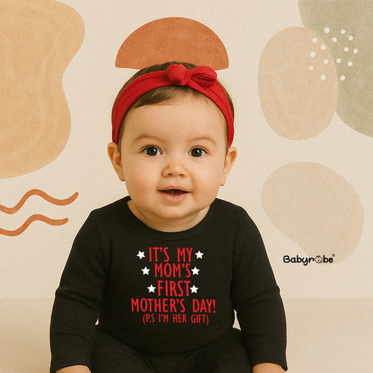 It's My Mom's First Mother's Day Black