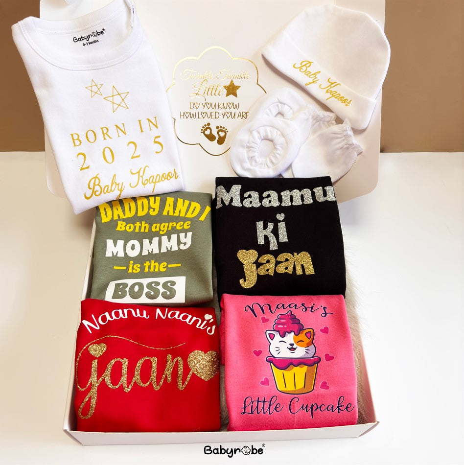 "Personalized Baby Onesie – Soft, cozy onesie customized with your baby’s name or special message Perfect for newborns and gifts."