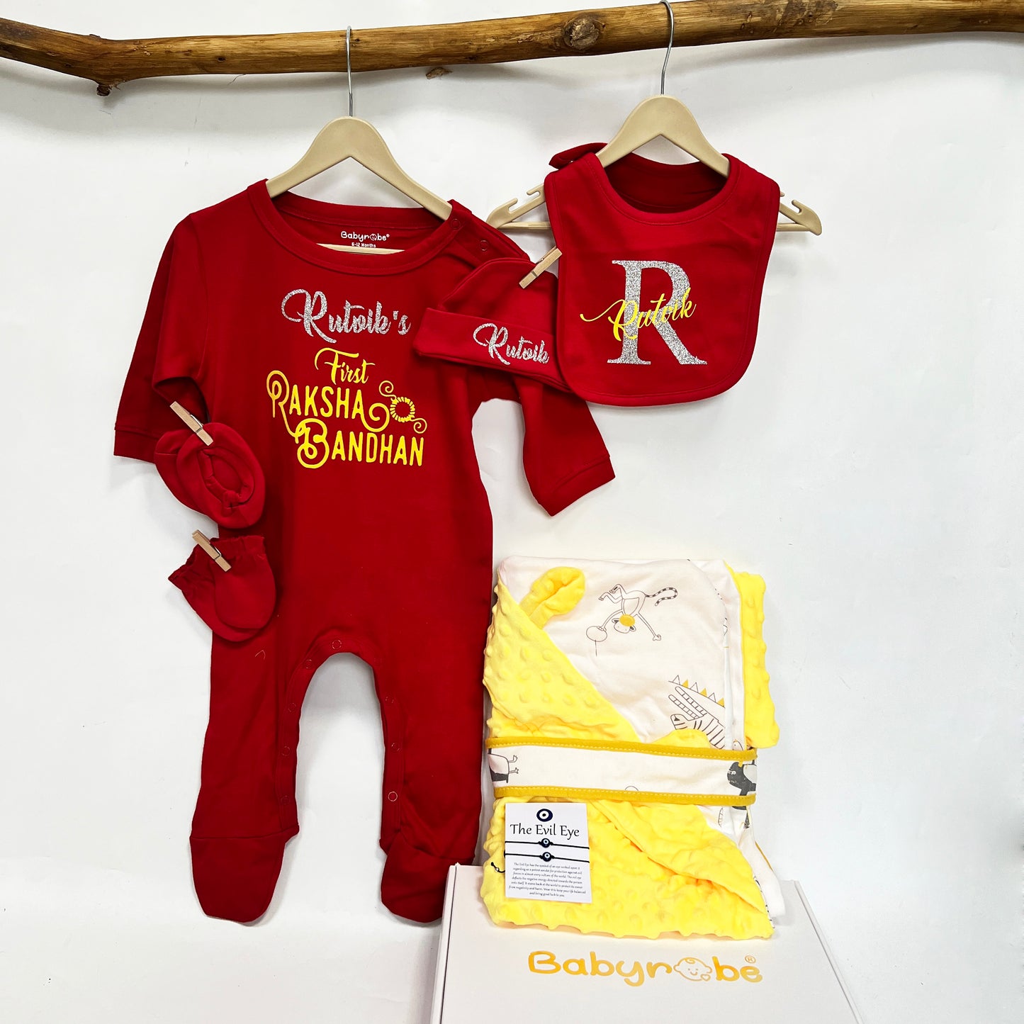Custom Name First Raksha-Bandhan Gift Box