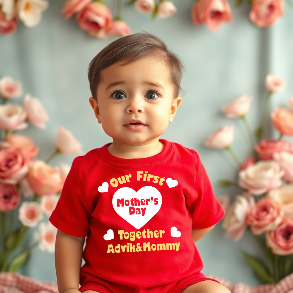 Celebrate Mother's Day with a personalized baby onesie