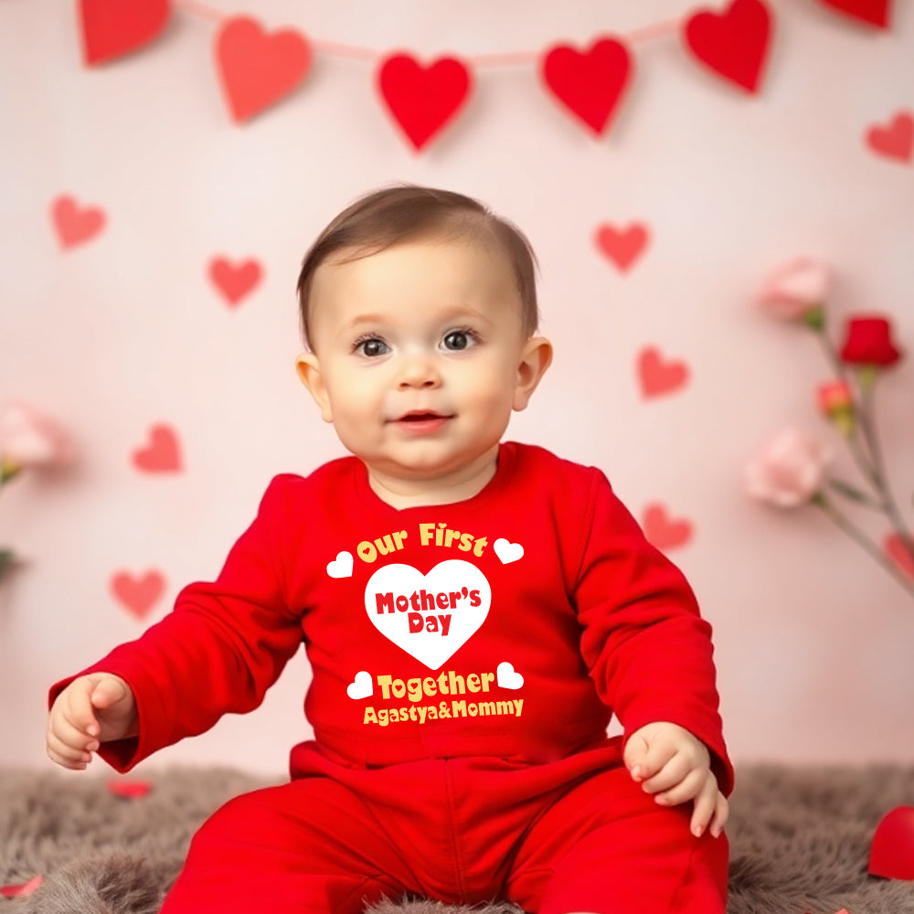 Celebrate Mother's Day with a personalized baby onesie