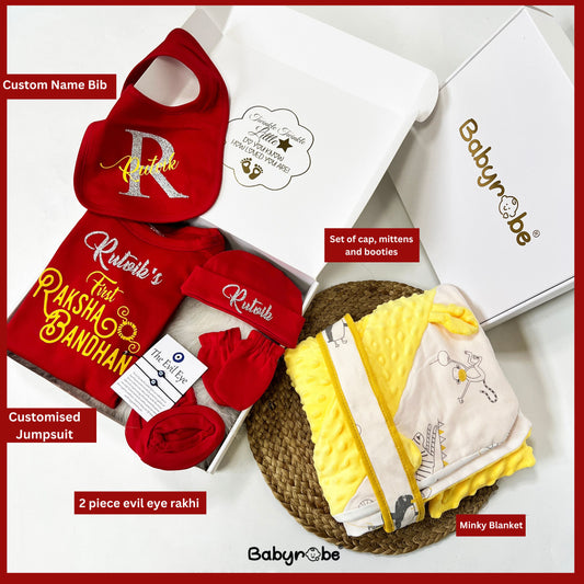 Custom Name First Raksha-Bandhan Gift Box