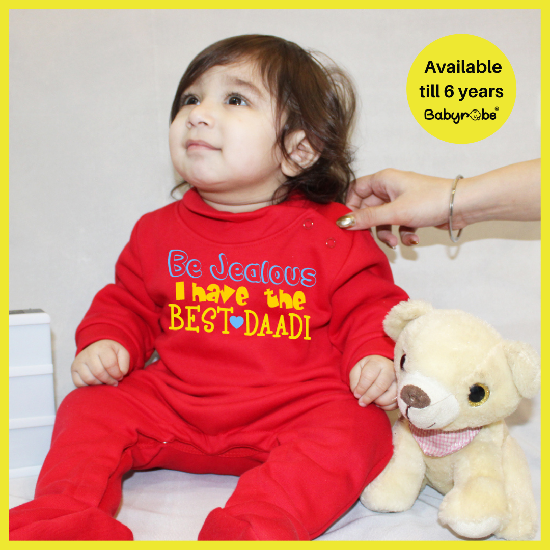 "Customizable baby jumpsuit with fun illustrations and tailored fit."