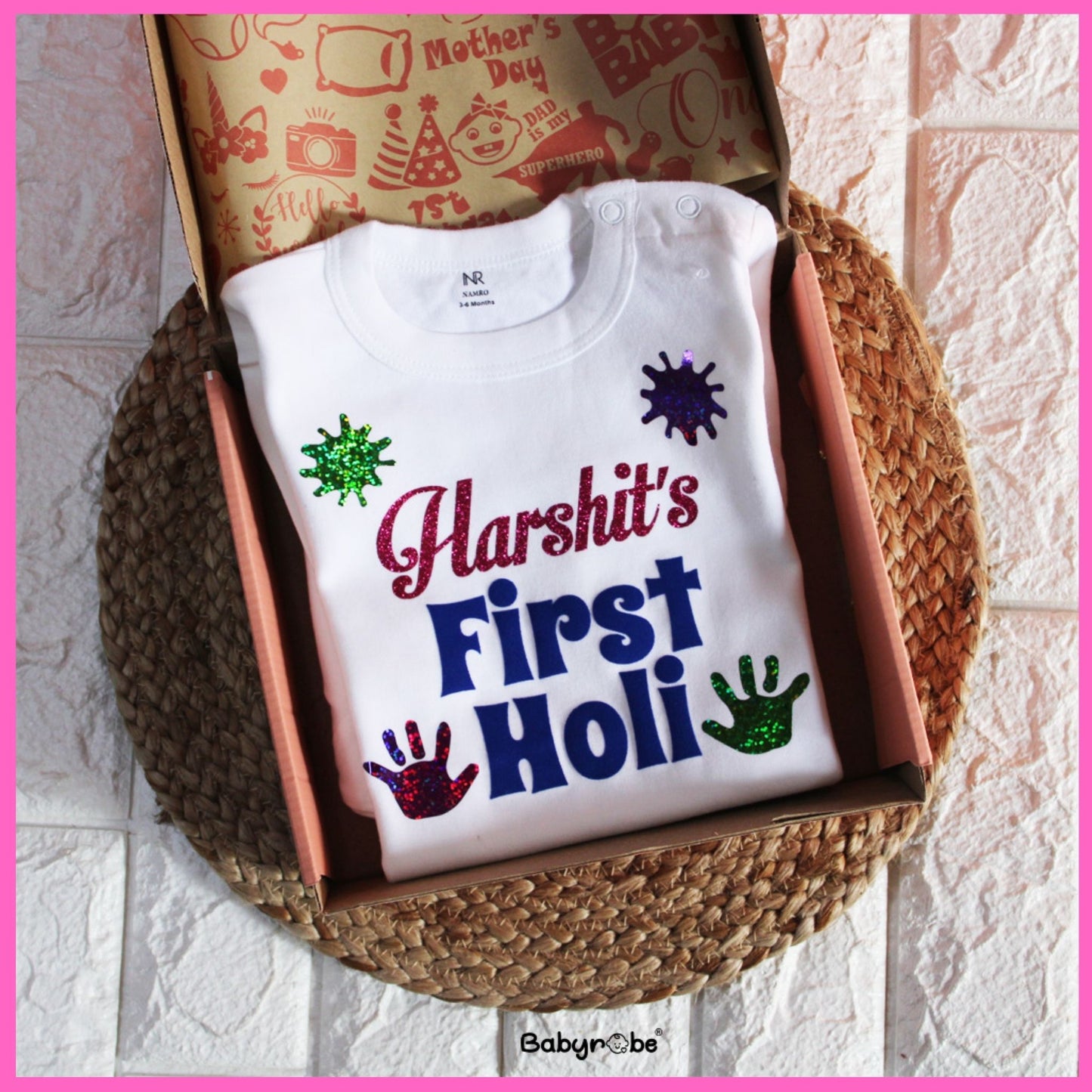 Baby's FIRST HOLI (Custom Name)