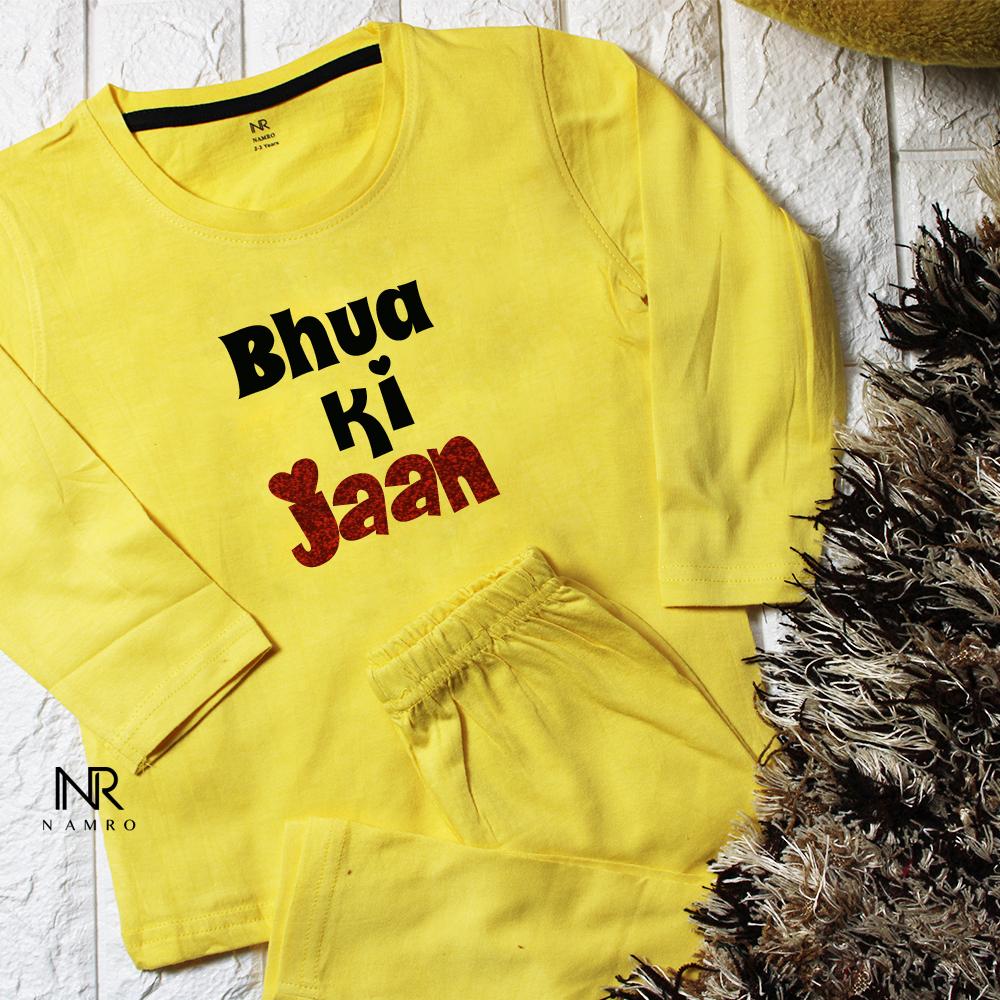 "Cute baby T-Shirt & Pajama with a custom graphic and soft cotton fabric."