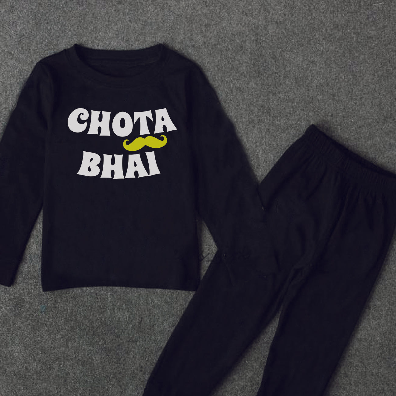 "Personalized baby T-Shirt_Pajama_set  for Rakhi with custom name."