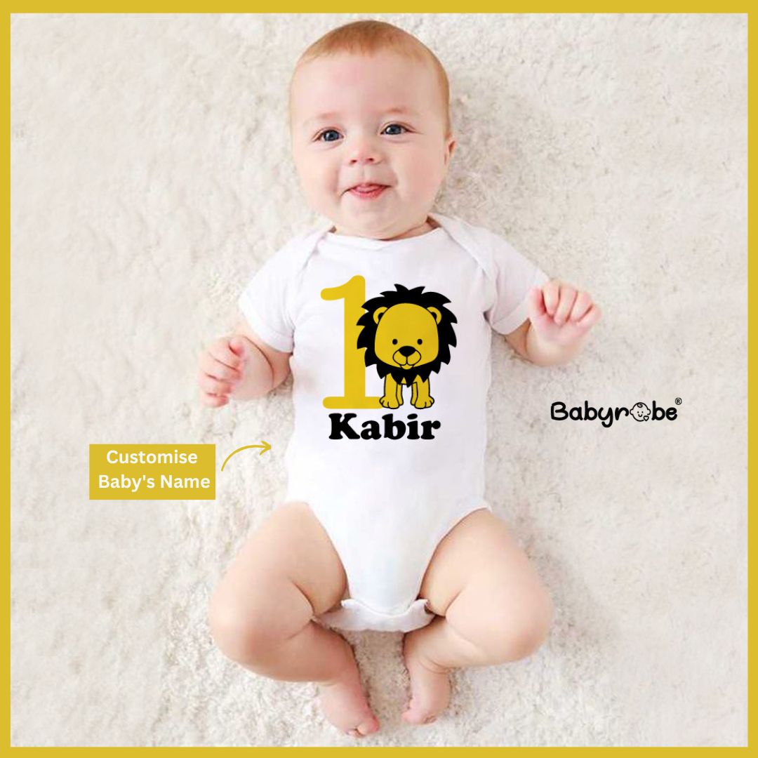 "Cute baby romper with a custom graphic and soft cotton fabric"Thoughtful and unique onesie with a custom design, great for baby shower gifts.