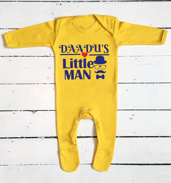 "Soft and comfortable baby jumpsuit with custom name."
