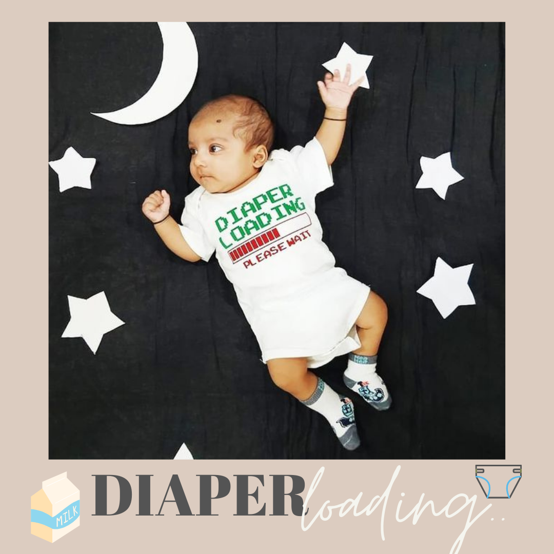 "Custom baby onesie with name and special design for gifts or photo shoots"Eco-friendly baby onesie.