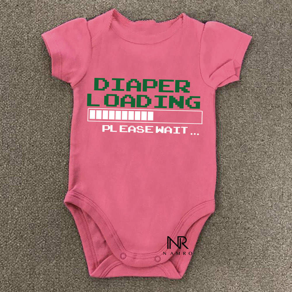 Organic cotton baby onesie,"Custom baby onesie with custom message and colorful design