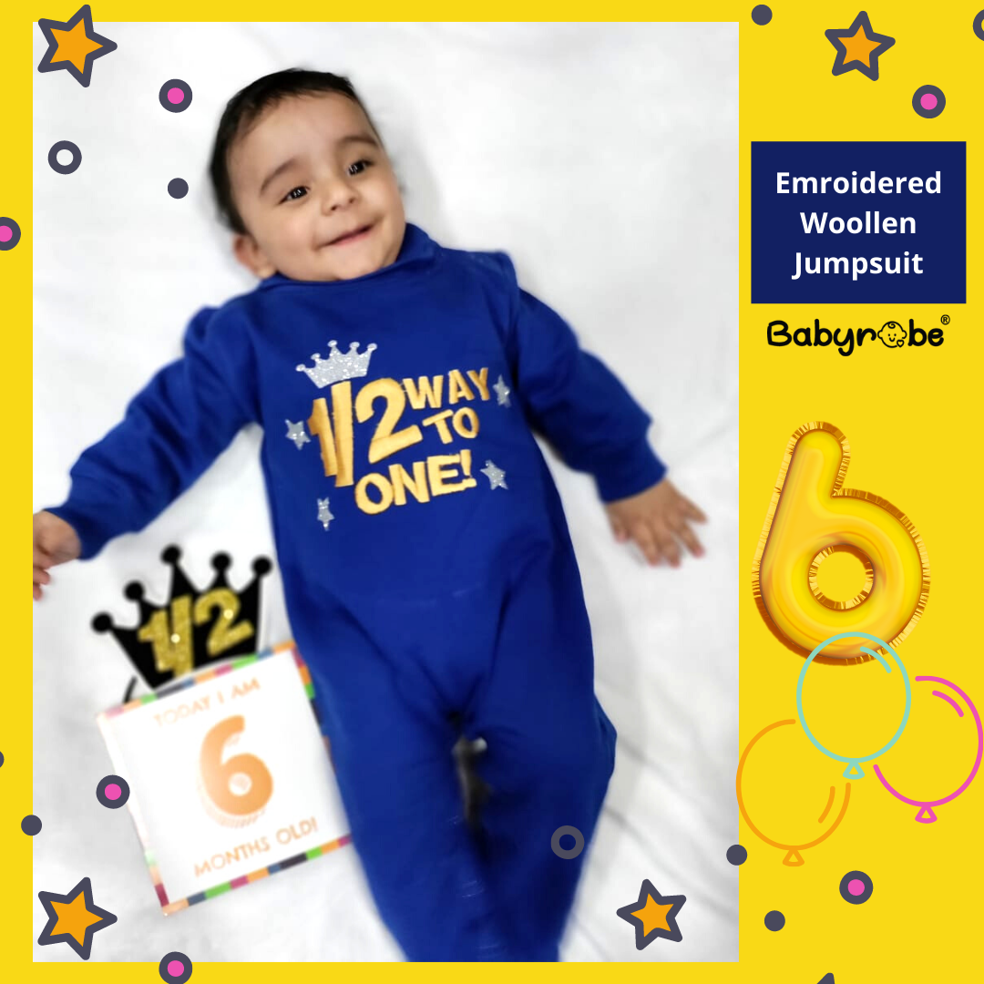 1/2 Way To One (Embroidery)