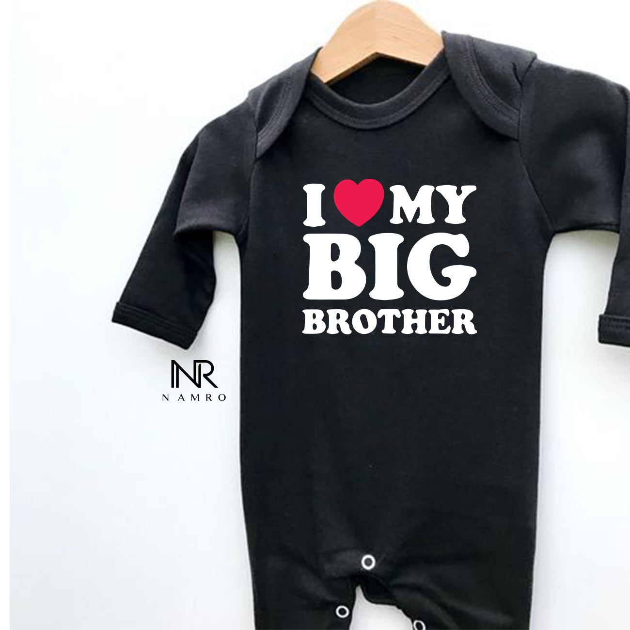 "Celebrate Rakhi  with a personalized baby Black Jumpsuit."