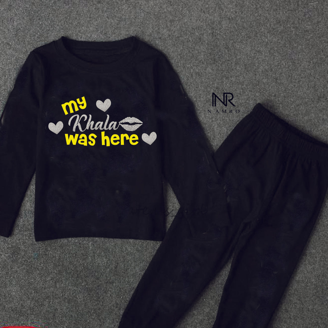 "Customizable baby jumpsuit with fun illustrations and tailored fit"
"Baby dress cute khala  design "
Personalized your  baby's  name.