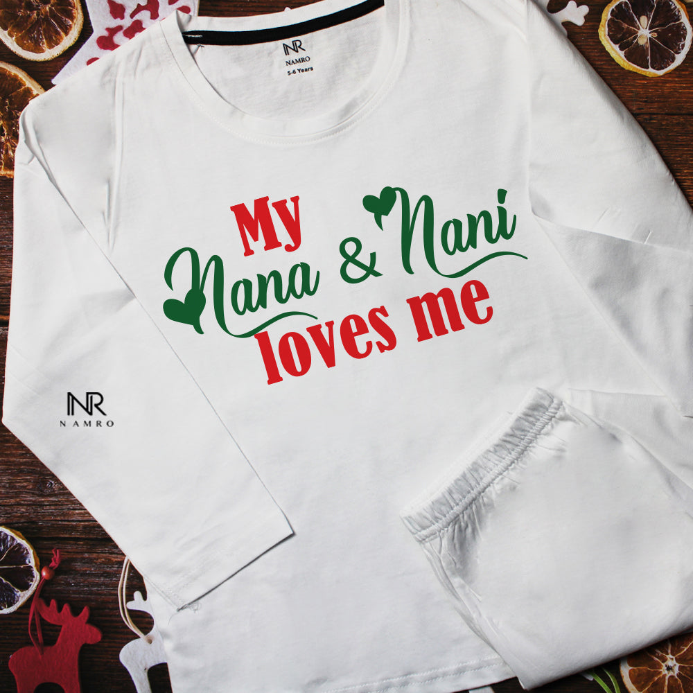 "Cute baby T-Shirt & Pajama with a custom graphic and soft cotton fabric."