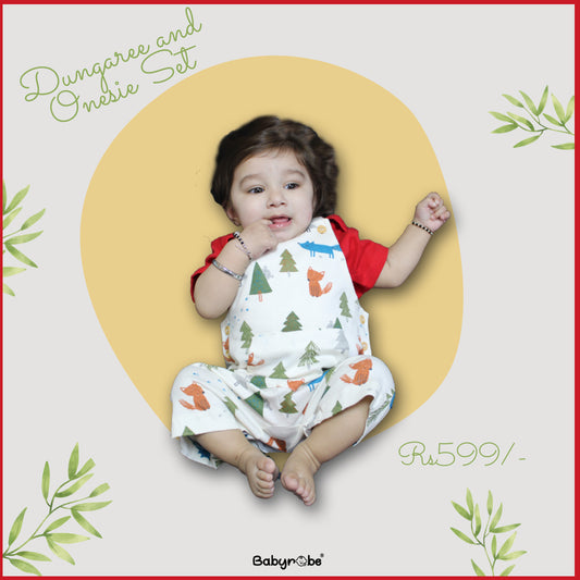 The Forest Love Dungaree Set