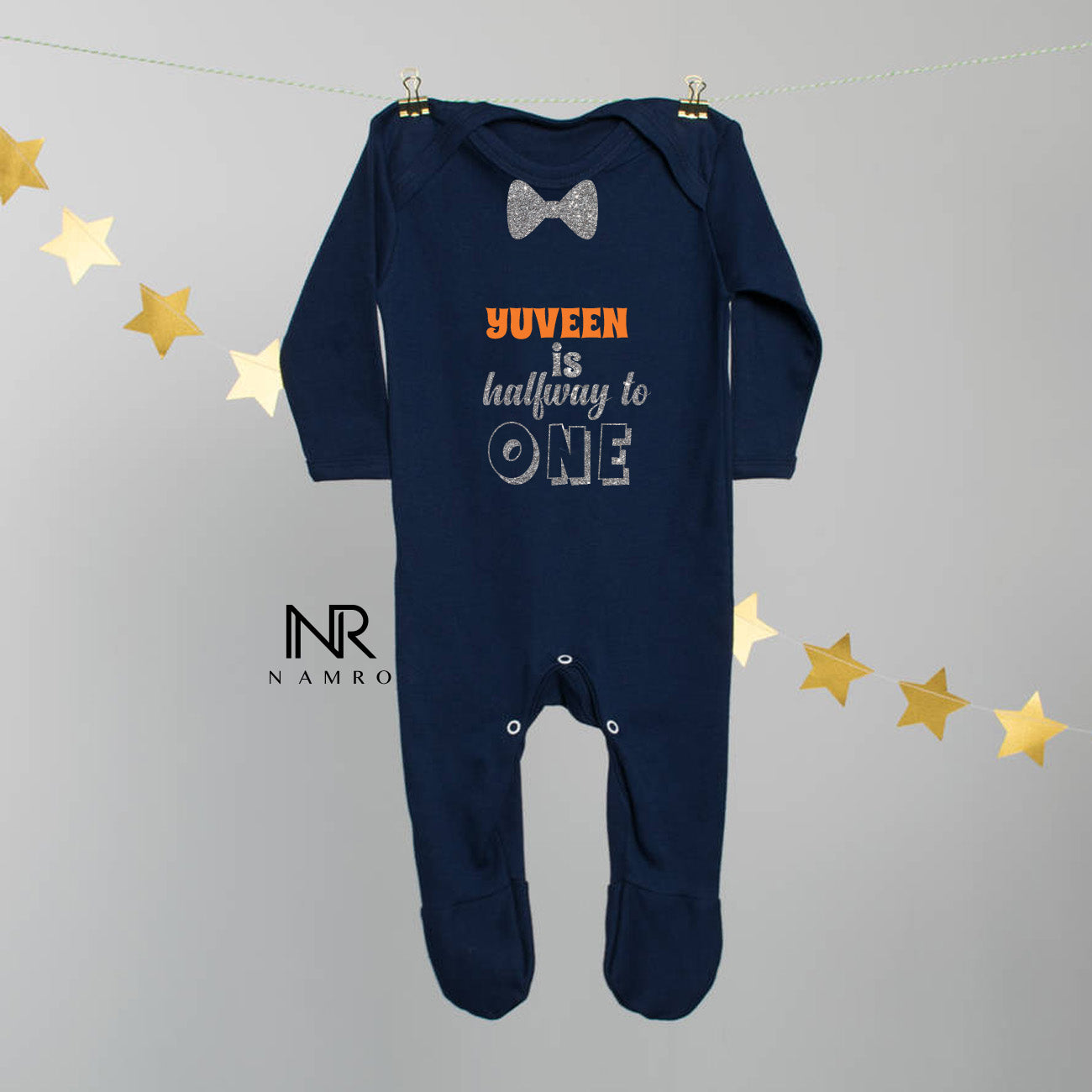 Yuveen is half way to one (Customise baby name)