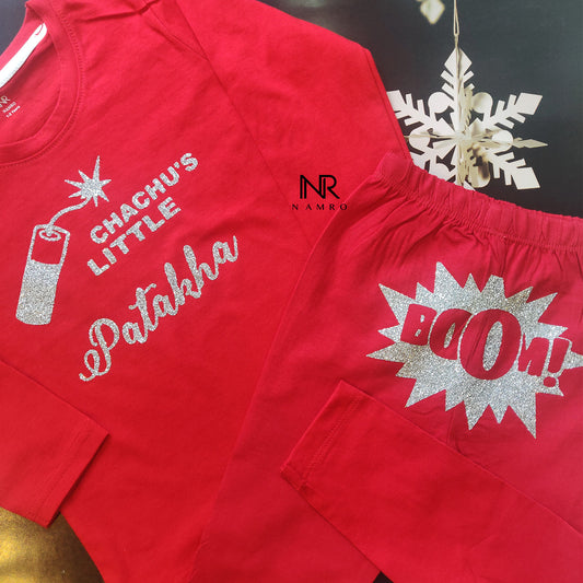Chachu's Little Patakha (Pajama & T-shirt Set)