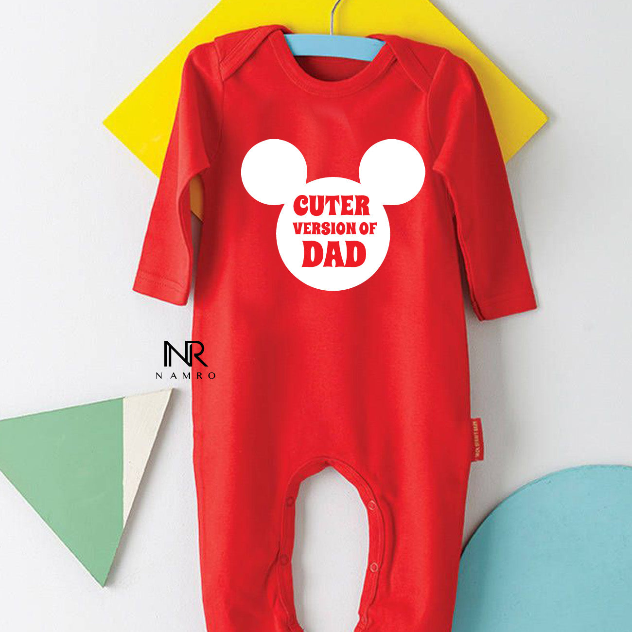 Cuter Version Of Dad (6-12 months Woollen Jumpsuit)