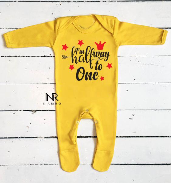 "Cute baby jumpsuit, unique artwork and cozy fit, fun print and personalized text, Soft and comfortable baby jumpsuit"