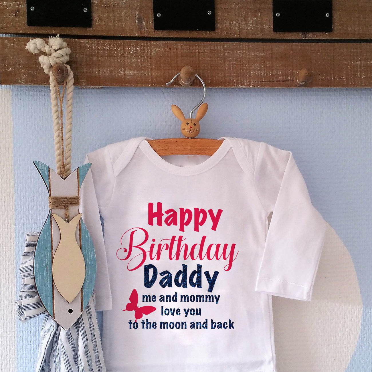 "Cute baby T-Shirt & Pajama with a custom graphic and soft cotton fabric."