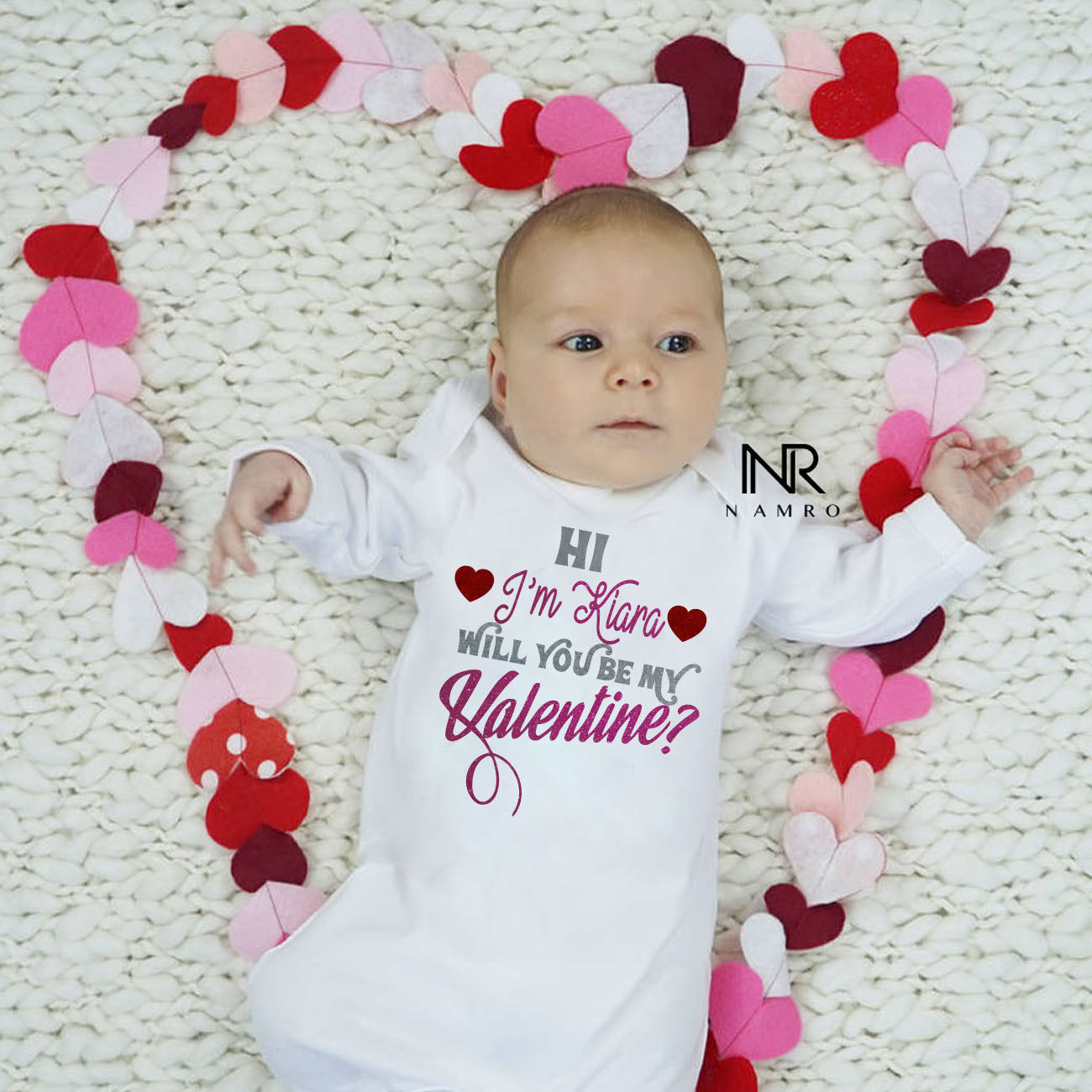 Custom Name Will You Be My Valentine?
