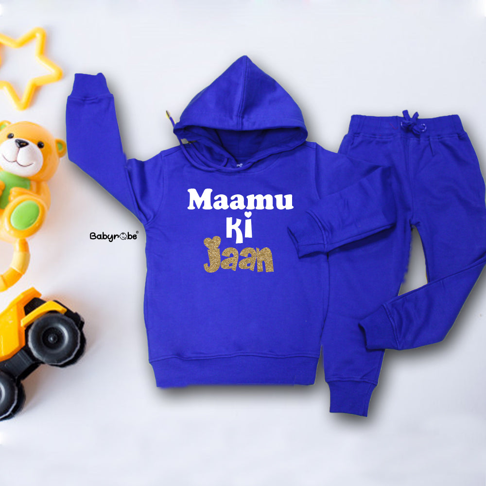 Maamu Ki Jaan  (Hoodie+Trackpants Woolen Set)