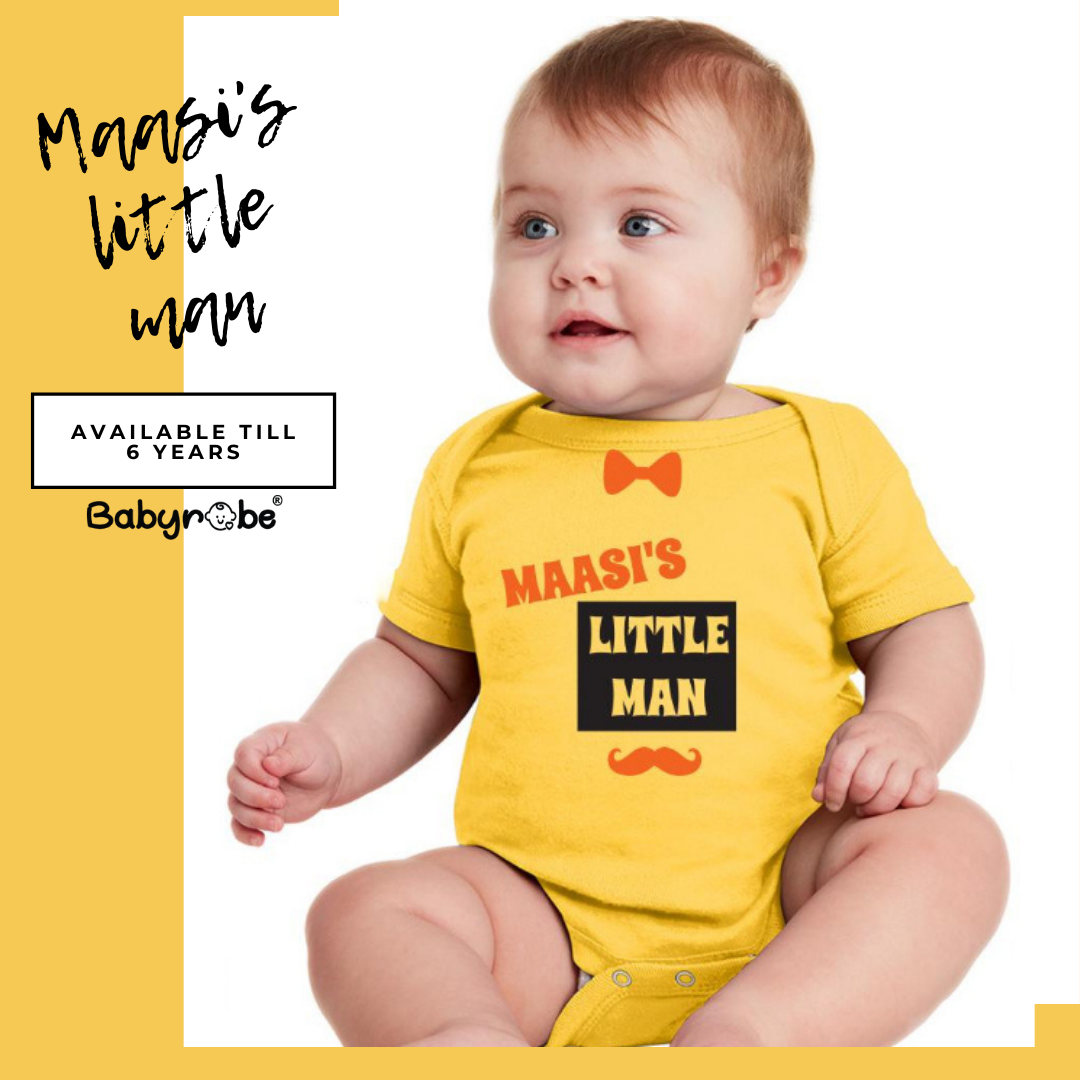 "Custom baby onesie with name and special maasi design for gifts or photo shoots" Baby bodysuit,"Eco-friendly baby onesie."