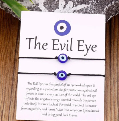 "Soft and comfortable for Baby 2_piece_evil_eye_bracelet."