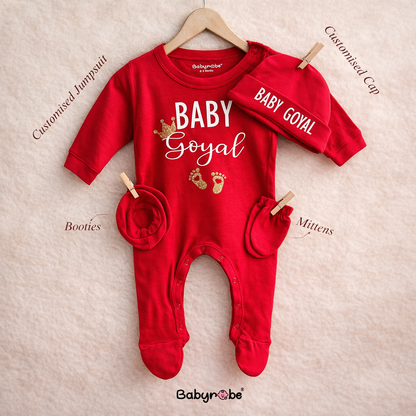 Custom Surname 4 PCs Jumpsuit Set.