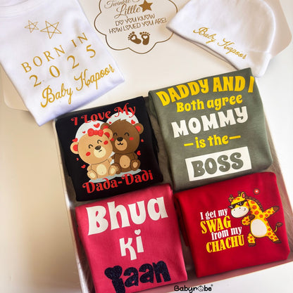 "Personalized Baby Onesie – Soft, cozy onesie customized with your baby’s name or special message. Perfect for newborns and gifts."