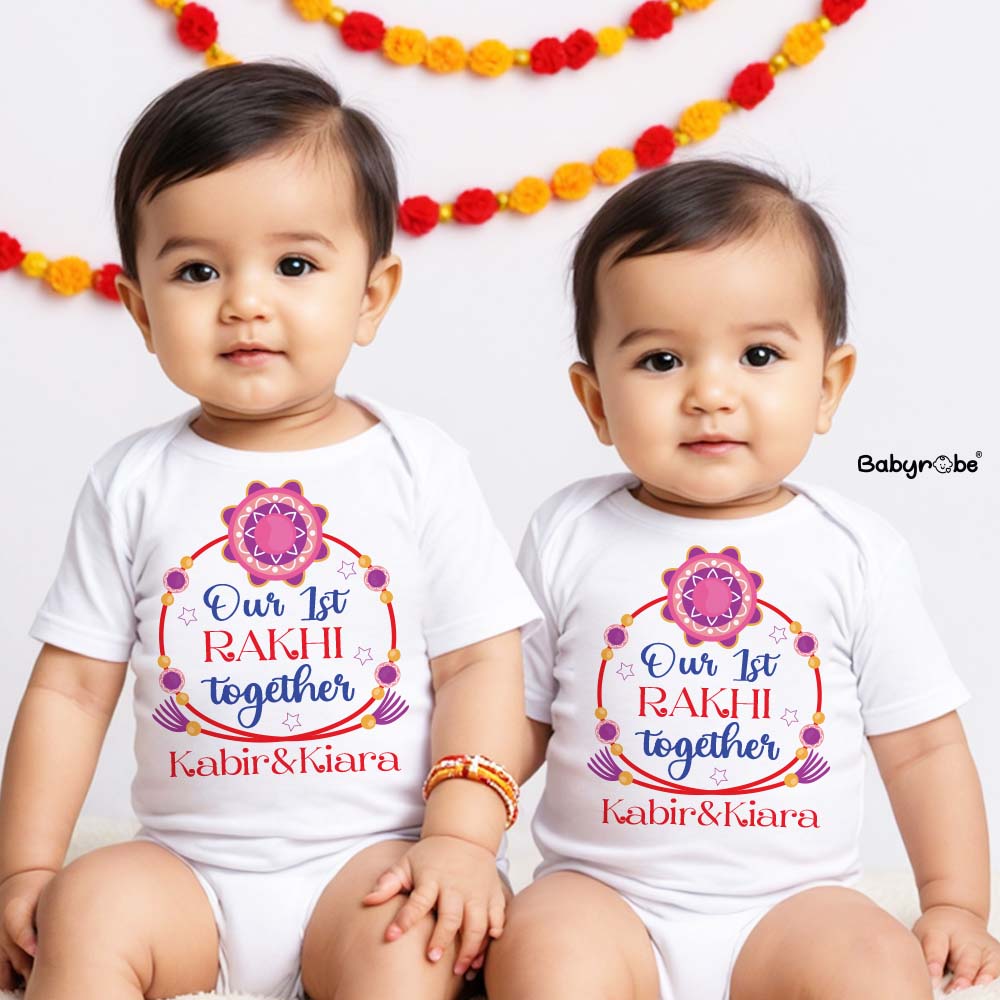 Our First Rakhi Together (Set of 2 Pcs)