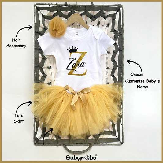 Baby Name Custom (Onesie+Tutu Skirt)