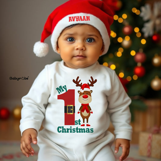 Raindear My 1st Christmas(WITH CAP)