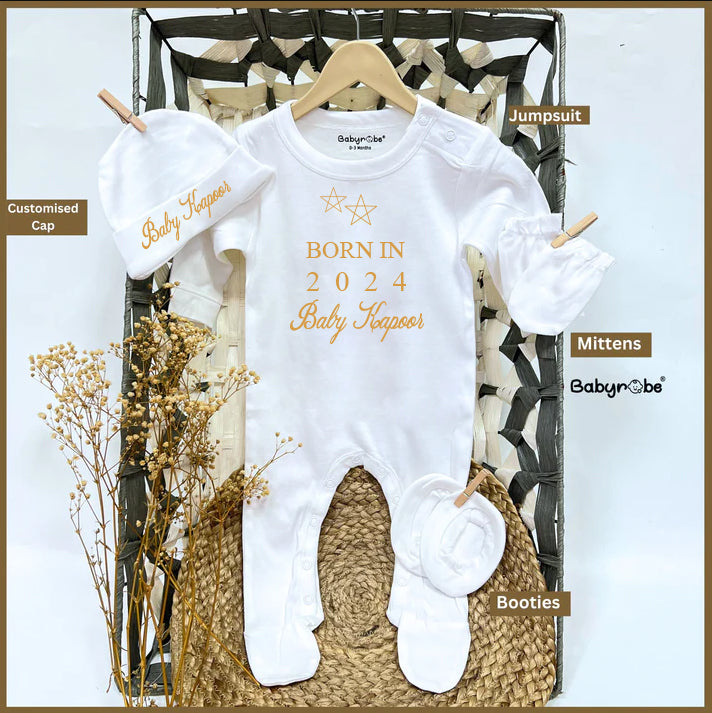 Born In 2024 Custom Name  (Jumpsuit Set)