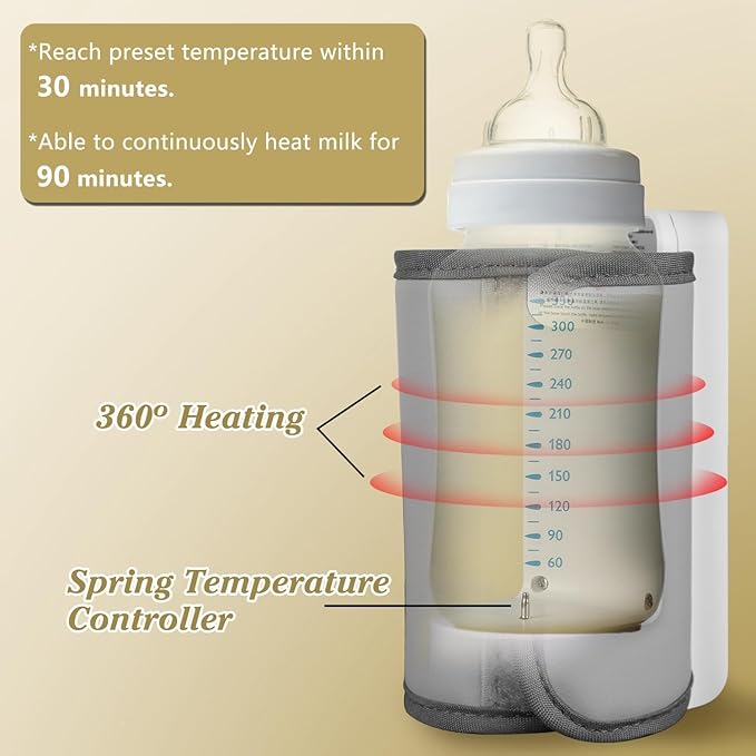 Portable Baby Bottle Warmer- LED Display