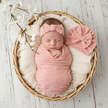 3 piece New Born Swaddle Set