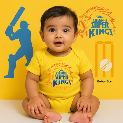 "Celebrate IPL with a personalized baby onesie."