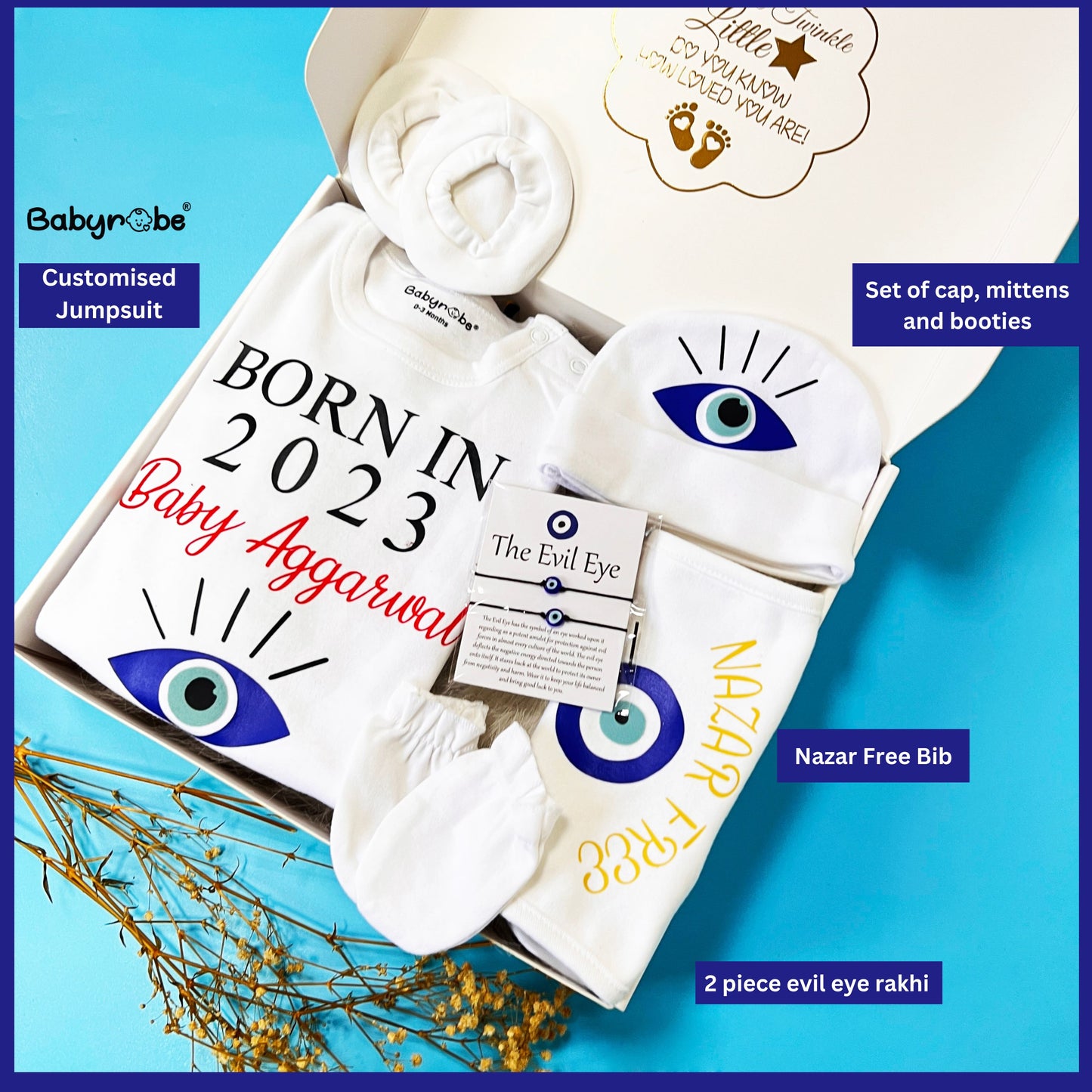 Evil Eye Rakhi Gift Box