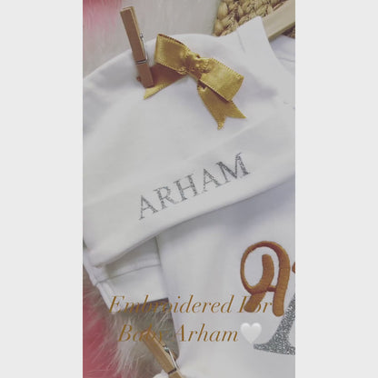Personalized baby onesie