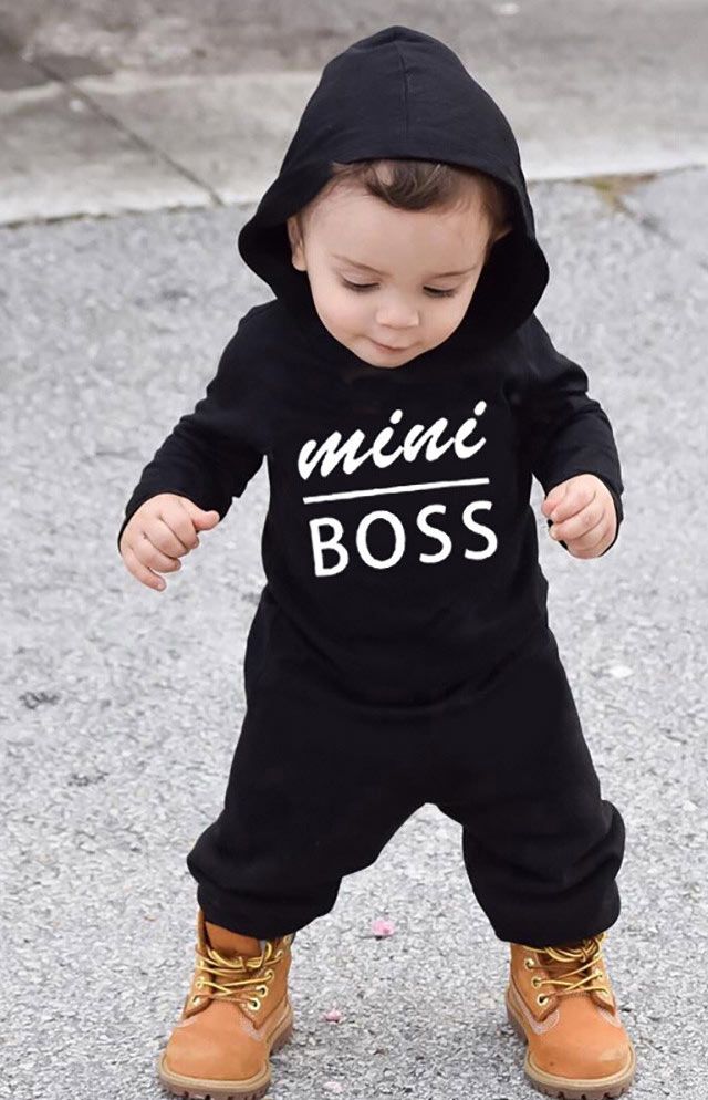 Mini Boss (Hoodie+Trackpants Woolen Set)
