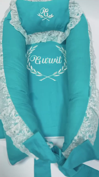 Babyrobe Turquoise Bedding+Cushion