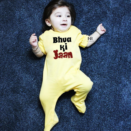 "Cute baby Jumpsuit with a custom graphic and soft cotton fabric"
