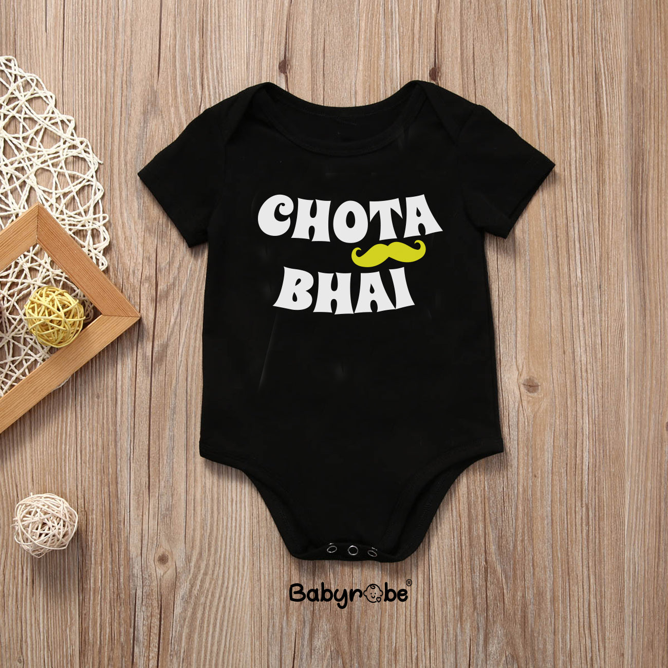 "Soft and comfortable baby Romper with custom name."