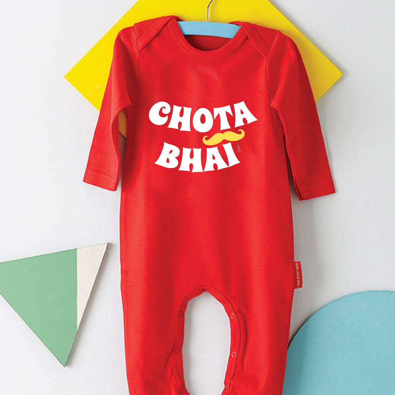 "Custom name Rakhi jumpsuit for your little one."