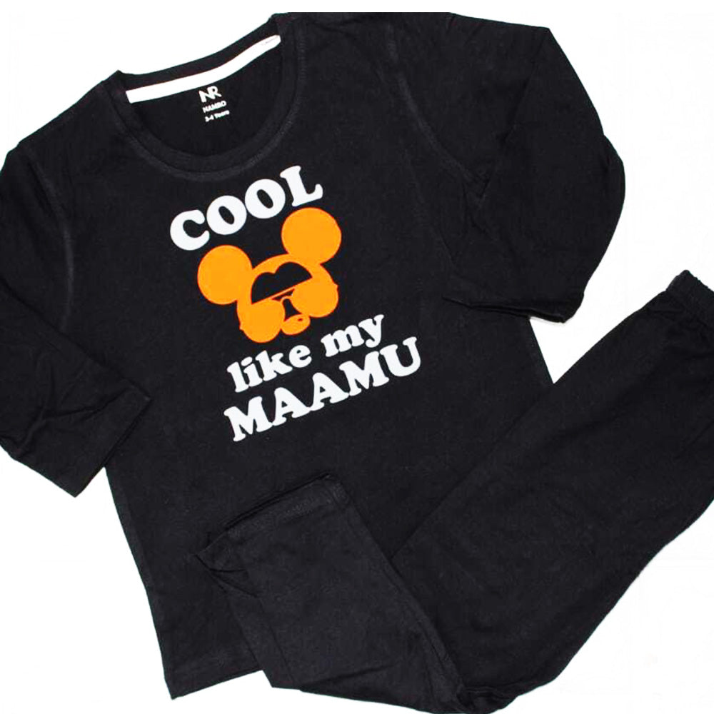  "Soft, cozy T-Shirt & Pajama set customized with your baby’s." 