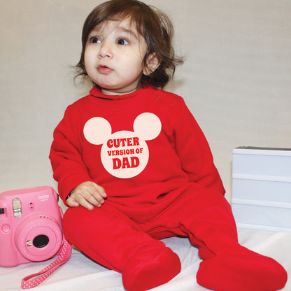 " custom name baby jumpsuit for Cuter Version Of Dad design."