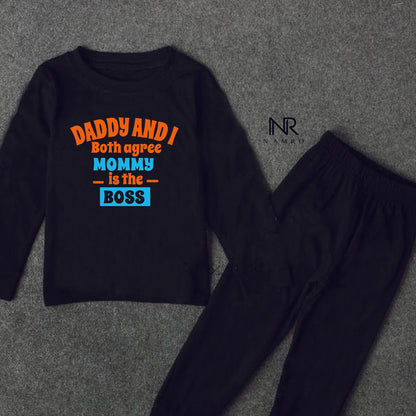  "Adorable, high-quality baby T-Shirt & Pajama set with personalized text or design."